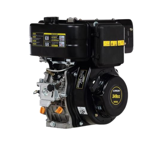 Motore d350 diesel 7,5 HP loncin cilindrico - Cilindrico, Avviamento: elettrico
