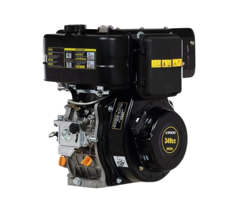 Motore d350 diesel 7,5 HP loncin cilindrico - Cilindrico, Avviamento: elettrico