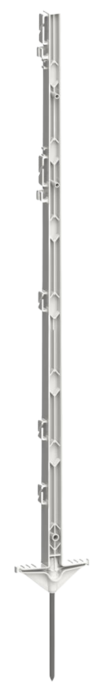 Paletto in plastica piena con doppio piedino - CF 5 PZ