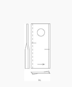 Coltello fella 123707 conf. 25 pezzi - DX