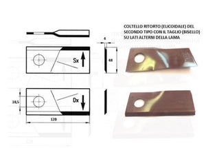 Coltello vicon 902.61559 conf. 25 PZ