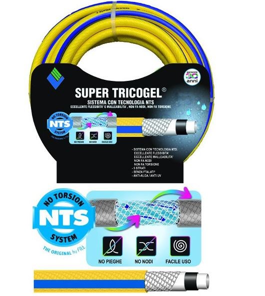 Tubo irrigazione super tricogel nts - 5/8" 15 m.