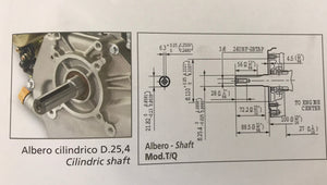 Motore g390fq hp13 cilindrico