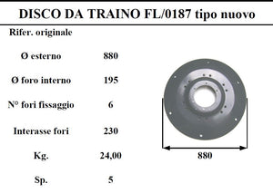Disco traino fella 187 d880 tn