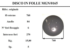 Disco folle marangon 165