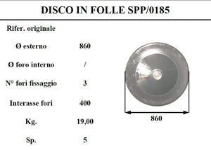 Disco folle Supertino 185