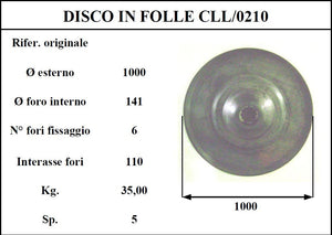 Disco folle claass 210 D.1000