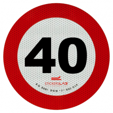 Disco limite velocita' 40 km/h