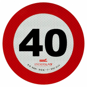 Disco limite velocita' 40 km/h