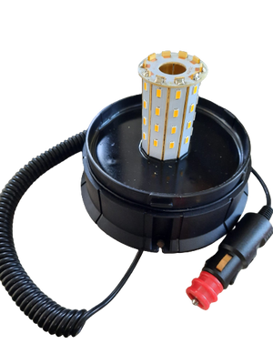 Lampada rotante a LED tonda, calamitata, 12/24V Movit