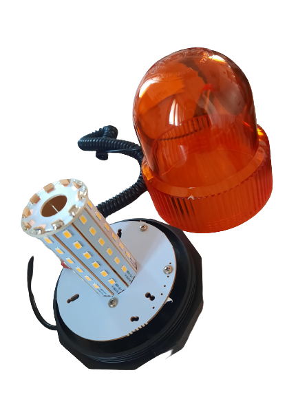 Lampada rotante calamitata a LED 12/24V Movit