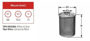 Filtro nafta clean dn 220