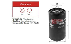Filtro nafta clean dn 258