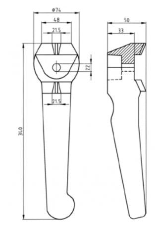 Dente rototerra lely reflex - Verso: DX