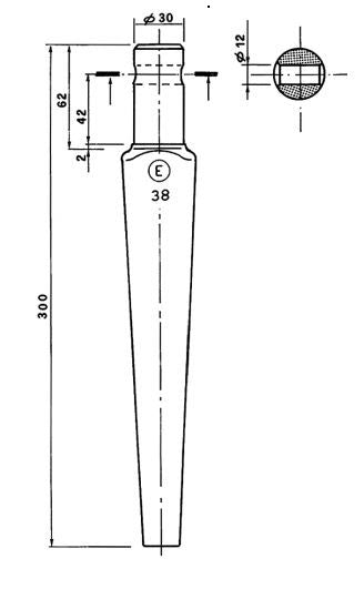 Dente rototerra pegoraro medio