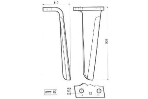 Dente lama celli kr lg 300 - Verso: DX