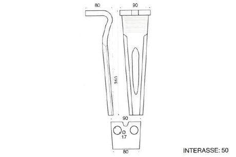 Dente lama forigo pesante p90