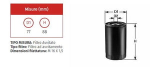 Filtro nafta clean dn 260