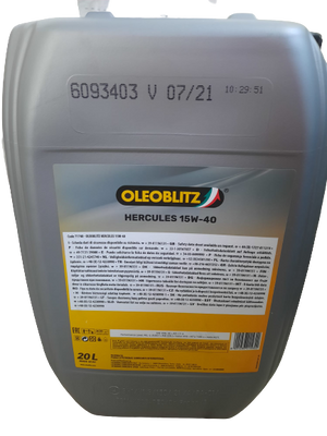 Olio motore hercules 15w40 latta 20lt