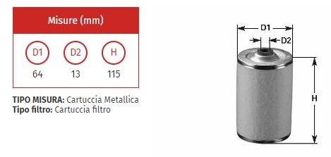 Filtro nafta clean mg 094