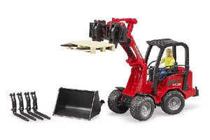 Schäffer movimento terra 2034 con accessori e figura Bruder