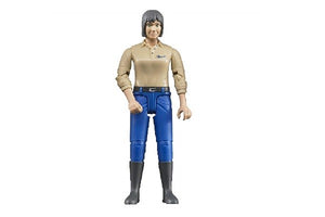 Donna pelle chiara, con jeans chiari - Bruder