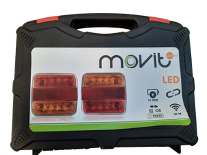 Kit impianto luci rimorchio LED wireless Movit tipo 1
