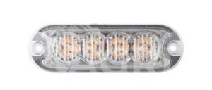 Faro lavoro rettangolare 4 LED multifunzione