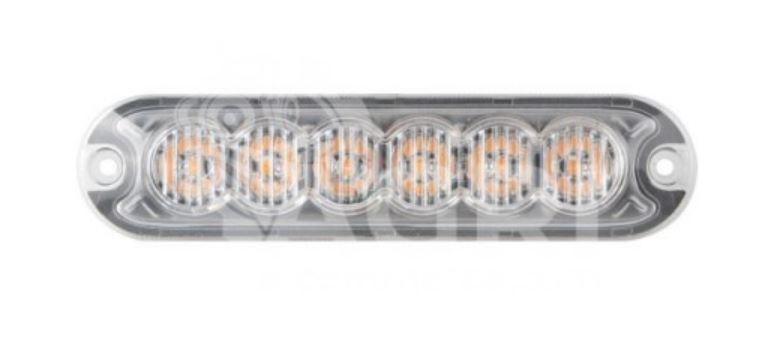 Faro lavoro rettangolare 6 LED multifunzione