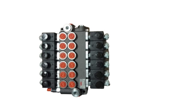 Distributore idraulico elettrico 3/8 6 vie 12V