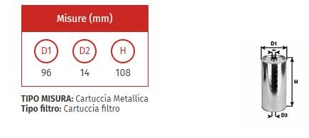 Filtro olio clean ml 417