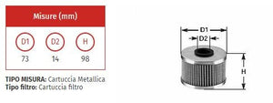 Filtro olio clean ml 10