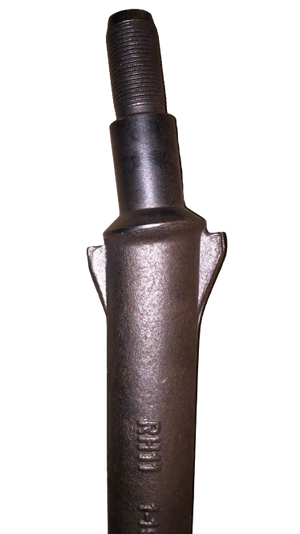 Dente rototerra forigo cilindrico
