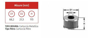 Filtro olio clean ml 077