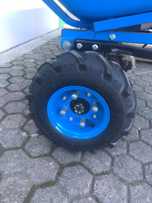 Carriola elettrica Landworks c/vasca - 3 ruote
