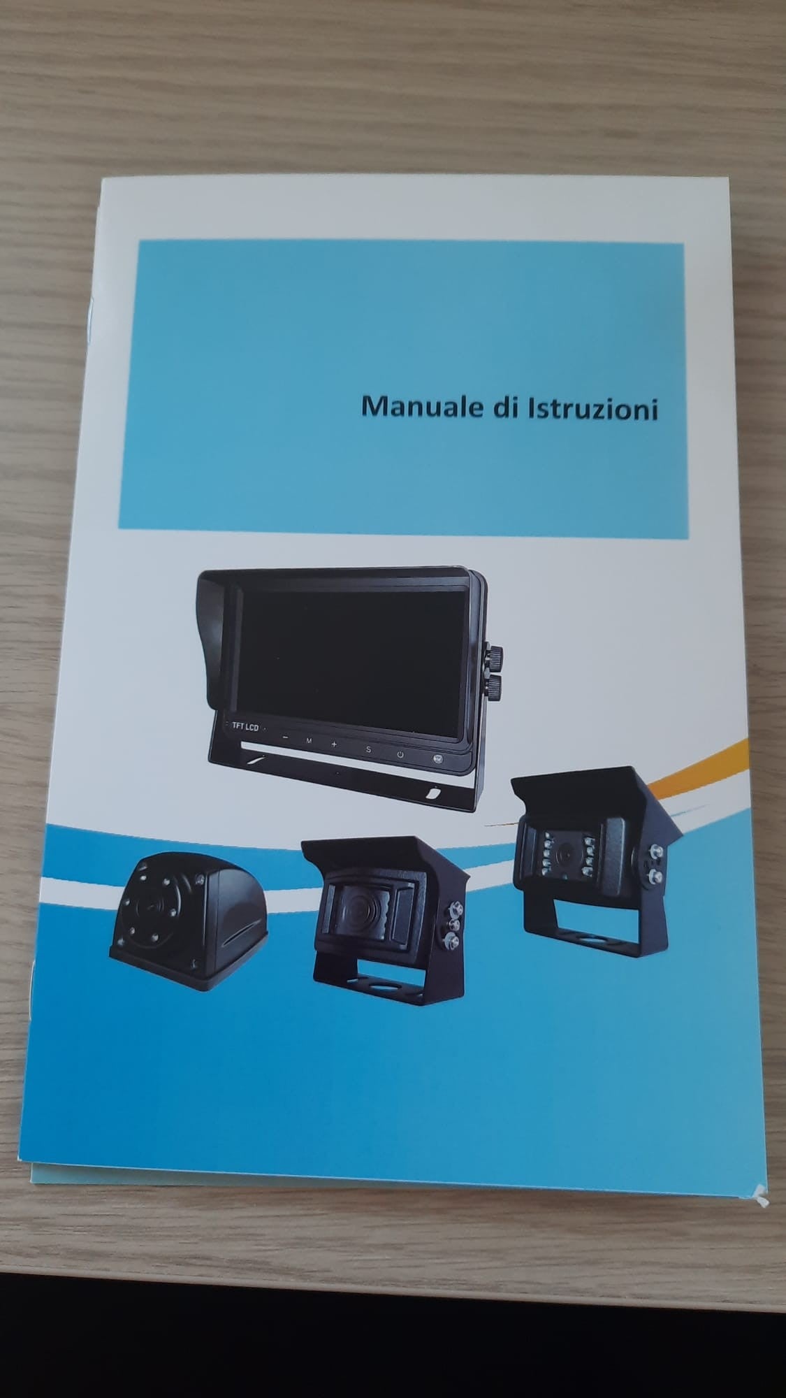 Kit monitor 9"+ telecamera posteriore - sd - split