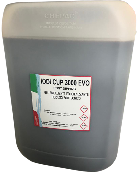 Iodi cup 3000 evo - bagno disinfettante - tanica 25 LT