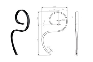 Molla flex 32x10 senza vomere