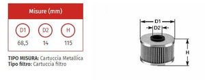 Filtro olio clean ml 453