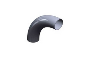 Curva liscia grezza a 90° spessore 1,2 - diam.120