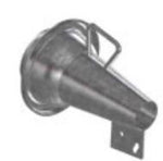 Sfera zincata con cono D.100