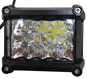 Faro lavoro 12 LED frontali + 7 LED ambrati strobo