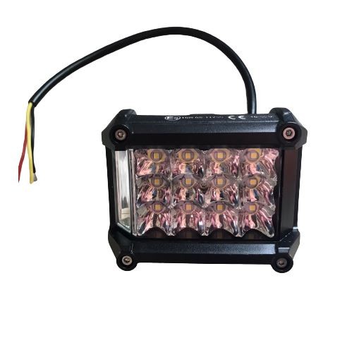 Faro lavoro 12 LED frontali + 7 LED ambrati strobo