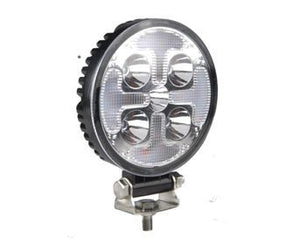 Faro lavoro 5 LED bianchi+ 20 LED ambrati strobo