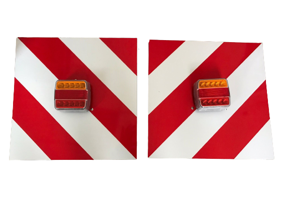 Kit pannelli riflettenti c/fanale a LED - caravan