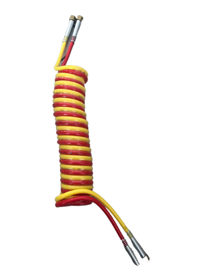 Spirale rilsan rossa + gialla binata