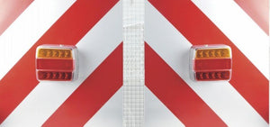 Kit pannelli riflettenti c/fanale a LED - caravan