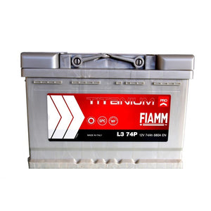 Batteria fiamm 12V/74 ah - 74 AH, Polarità: SX