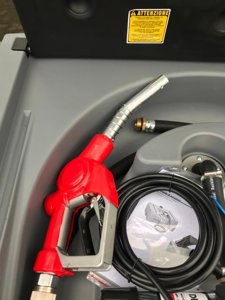 Serbatoio gasolio 400 LT con pistola automatica
