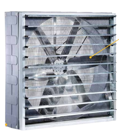 Ventilatore fanplastic zincato 1090x1090x435